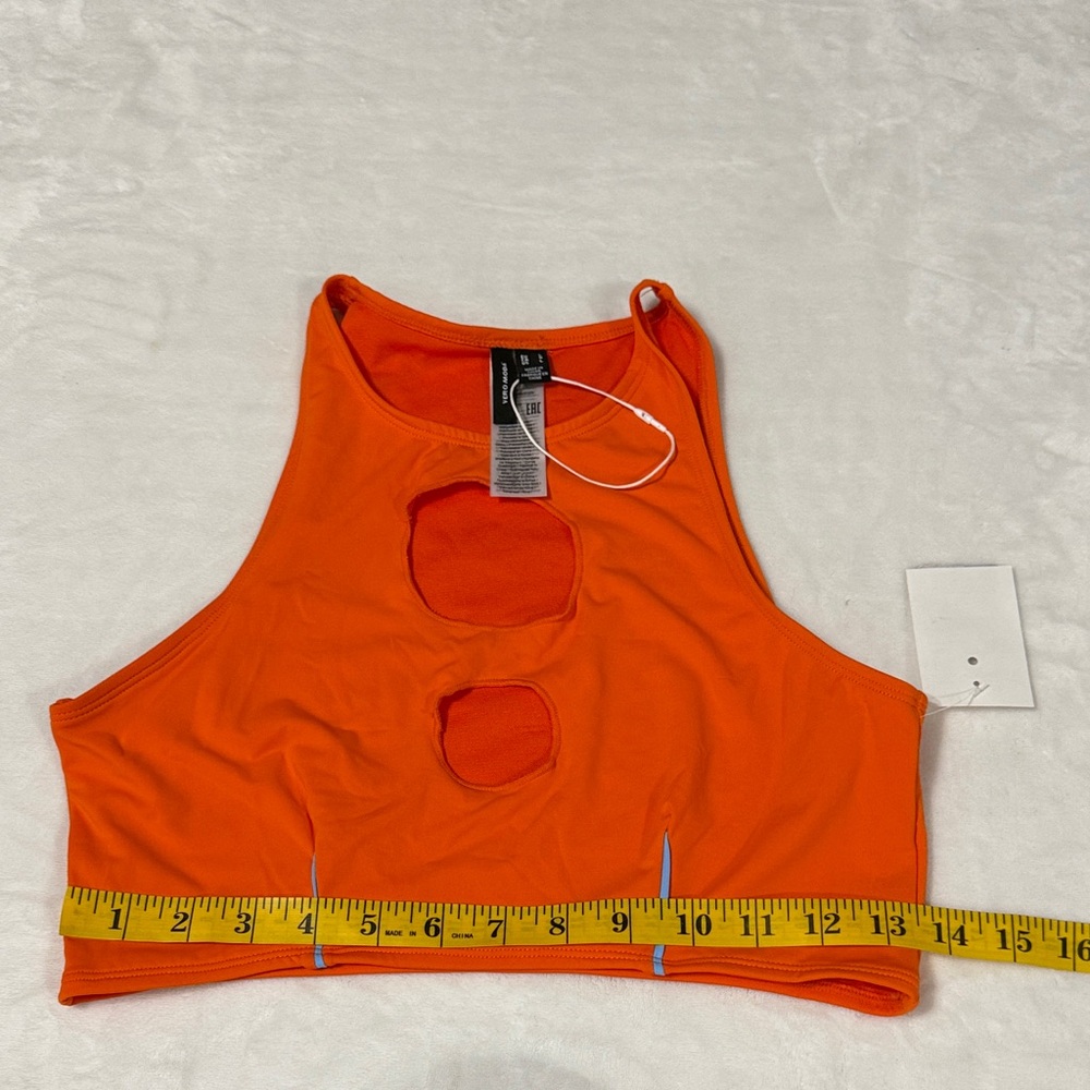 Vero Moda Bright Orange Sports Bra
